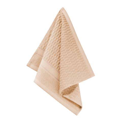 Beżowy Ręcznik Welurowy 30x30 PERU 100% bawełna