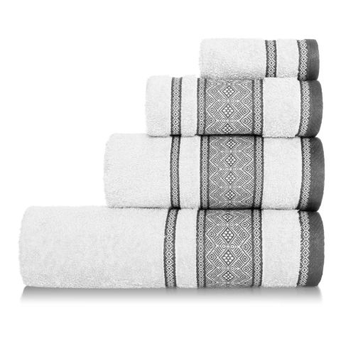 Biały Ręcznik 50x90 PANAMA 100% bawełna