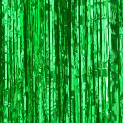 Kurtyna imprezowa zielona 100x250 cm