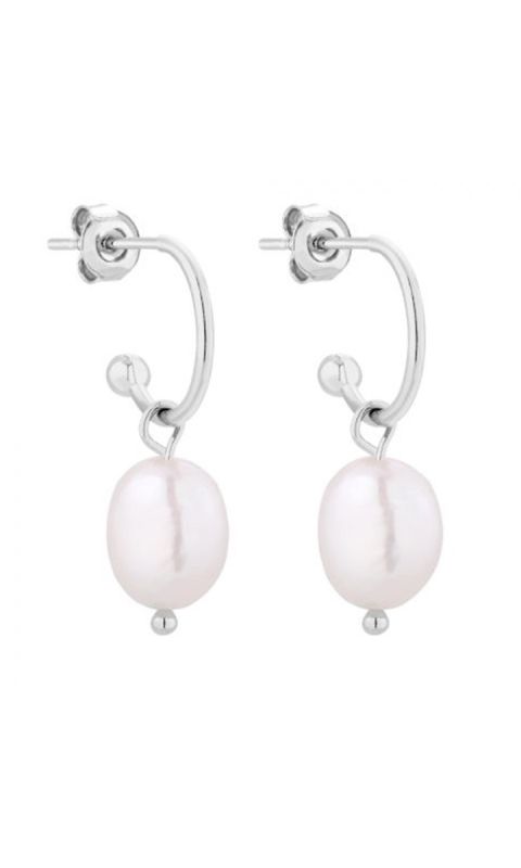 Srebrne kolczyki z naturalnymi perłami