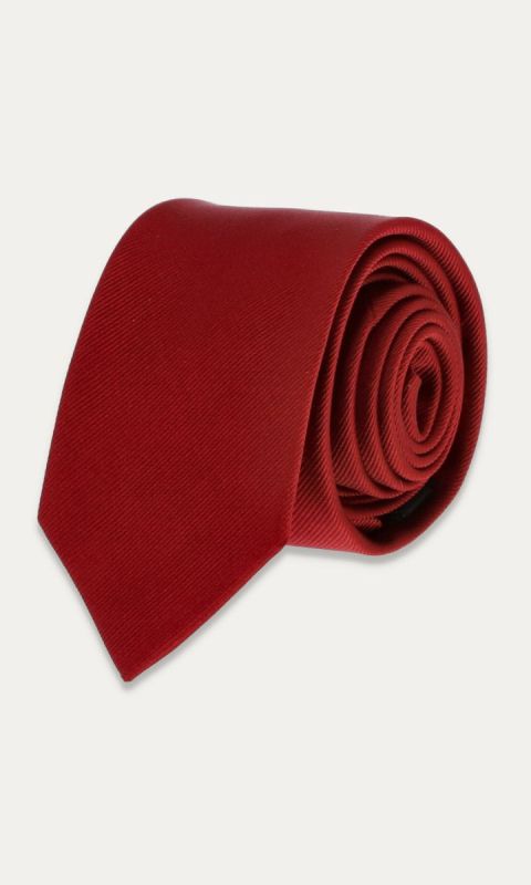 Bordowy krawat męski 2