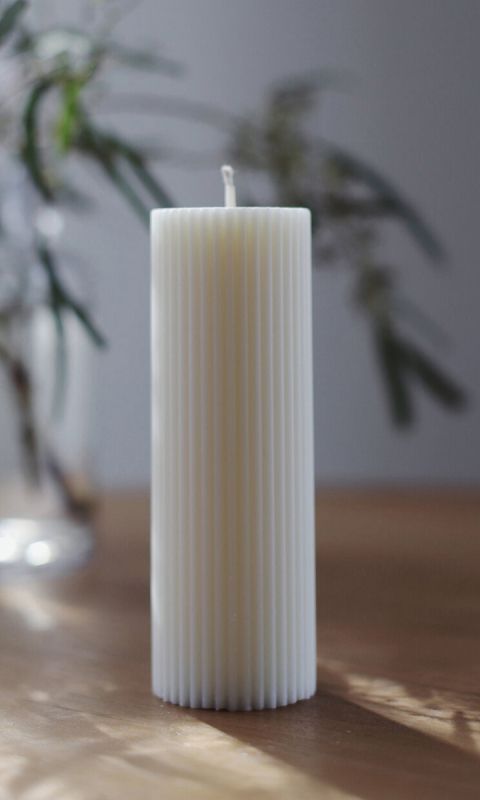 Dekoracyjna świeca z wosku sojowego LARRY