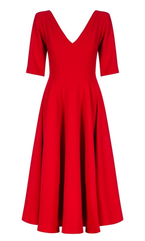 Czerwona sukienka Sally