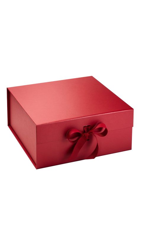 Pudełko ozdobne XL DEEP - czerwone z imieniem