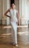 RITTA Sukienka z Odkrytymi Plecami 595 Ecru XS
