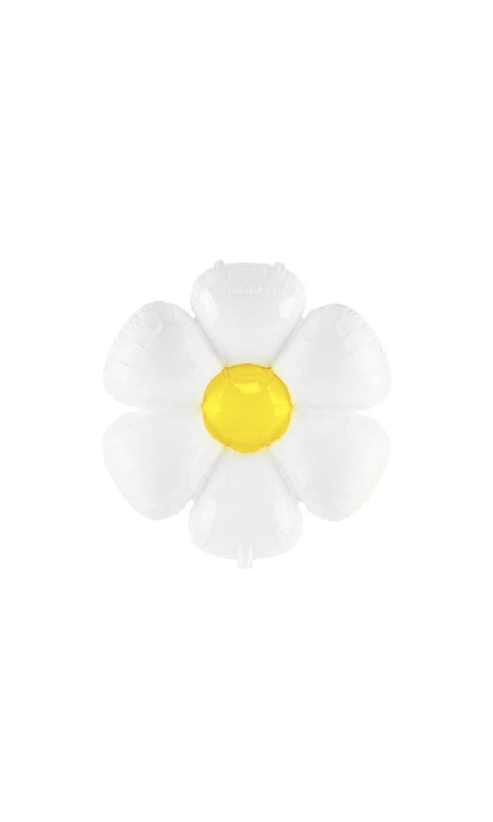 Balon foliowy kwiatek stokrotka 75x71 cm