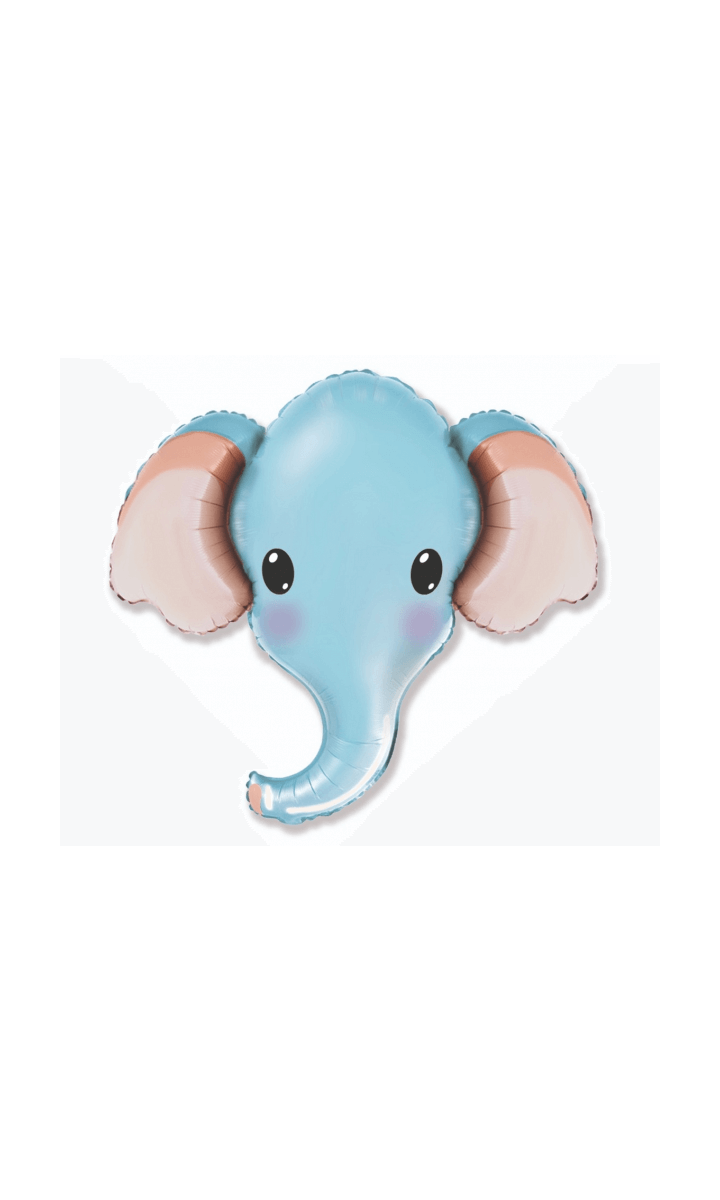 Balon foliowy słoń niebieski, 60 cm