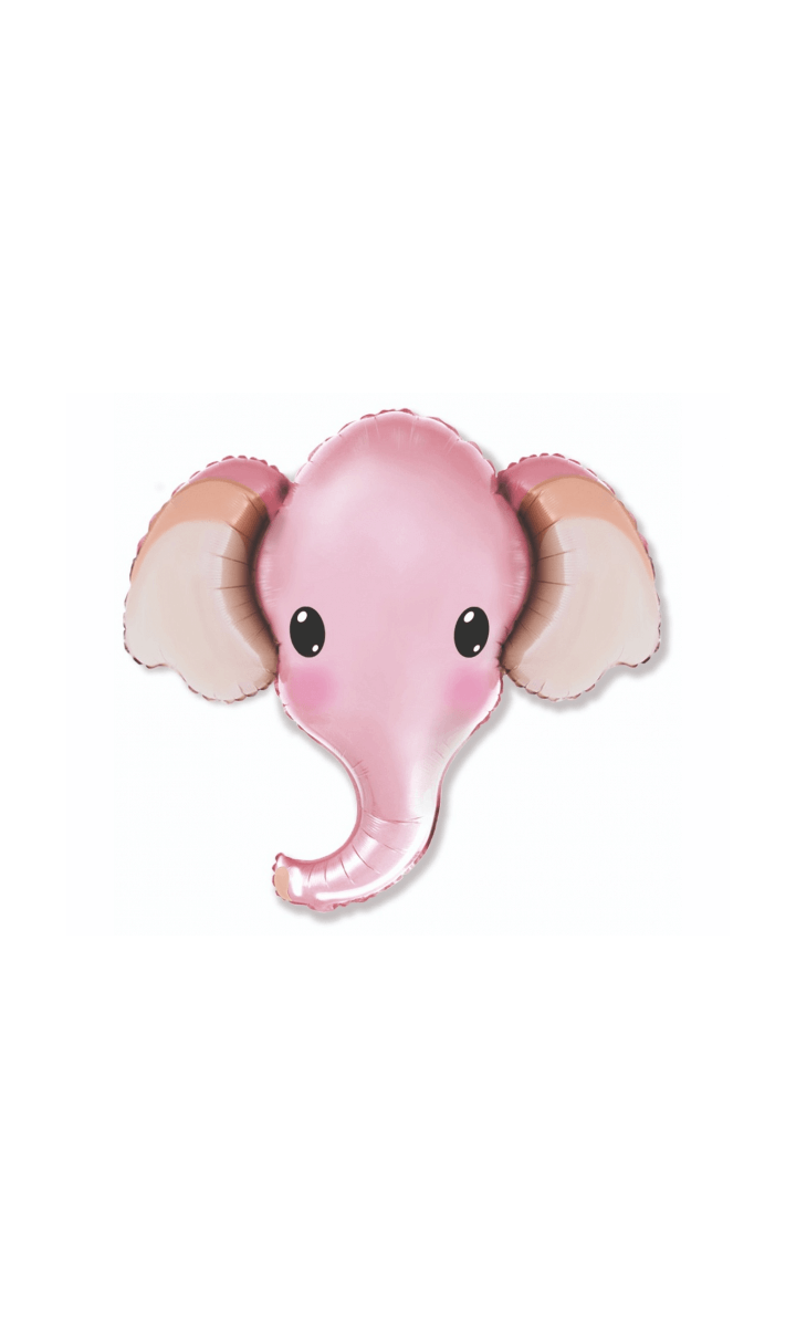 Balon foliowy słoń różowy, 60 cm