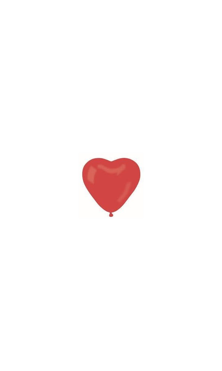 Balon lateksowy serce czerwone duże, 43 cm 1 szt.
