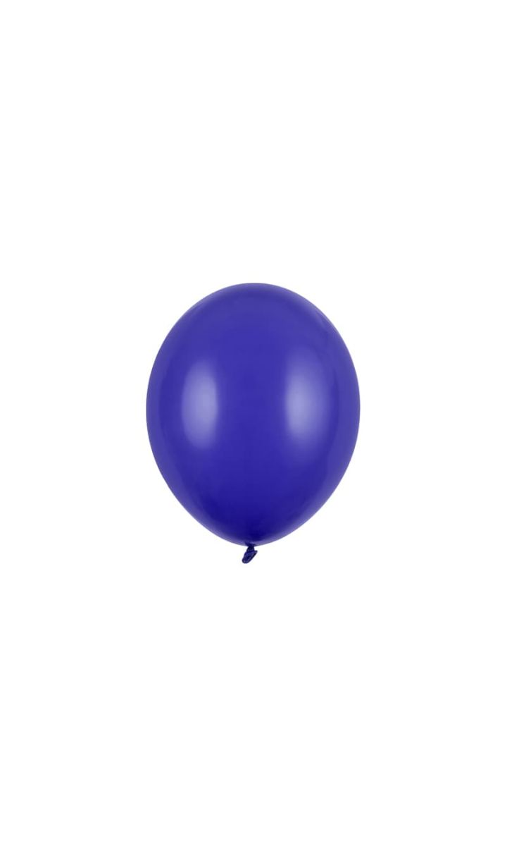 Balony pastelowe niebieskie granatowe strong, 27 cm 3 szt.