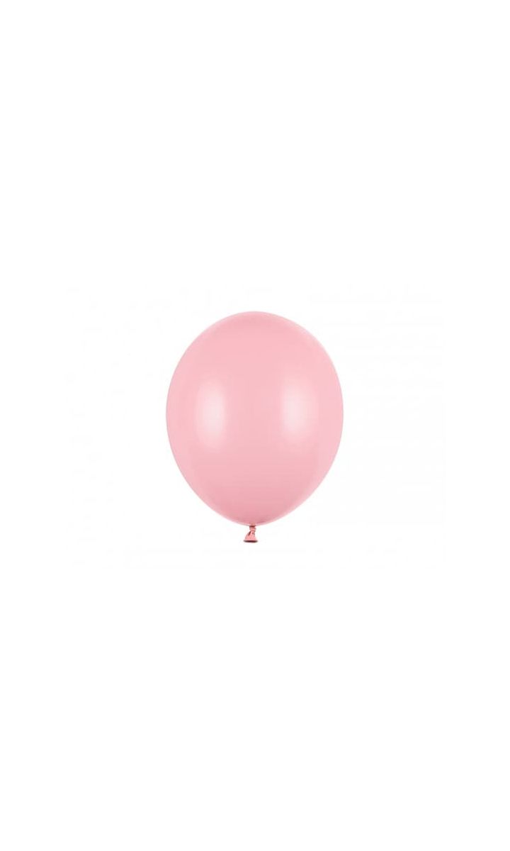 Balony pastelowe różowy dziecięcy strong, 30 cm 10 szt.