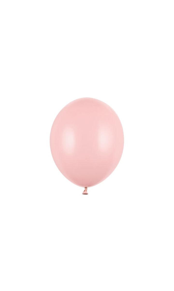 Balony pastelowe różowy jasny strong, 27 cm 3 szt.