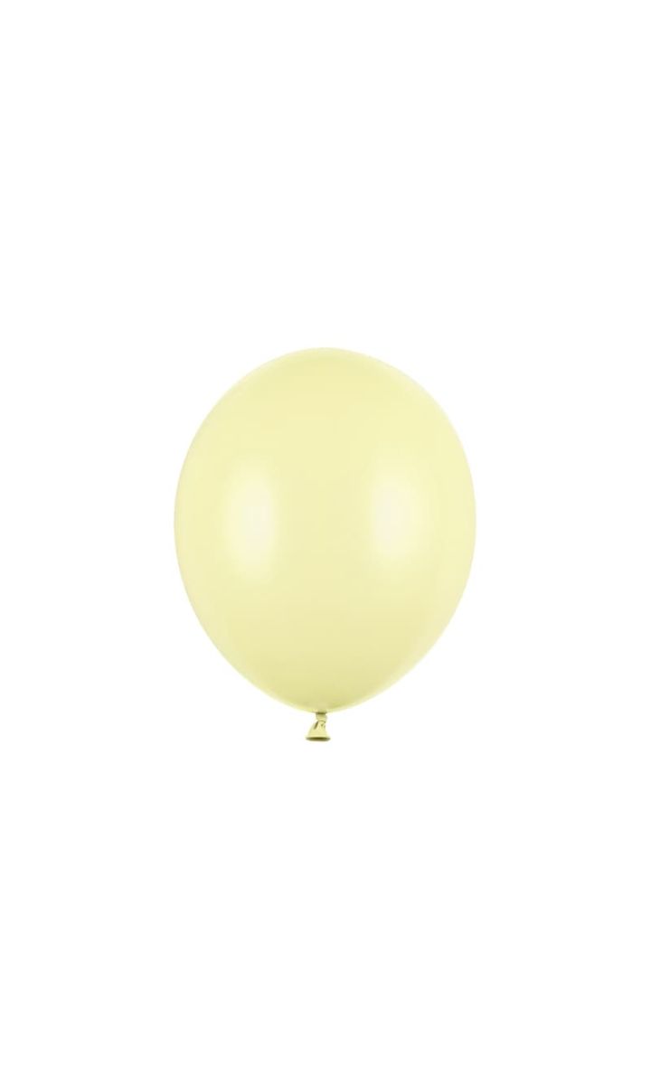 Balony pastelowe żółte jasne strong, 30 cm 10 szt.