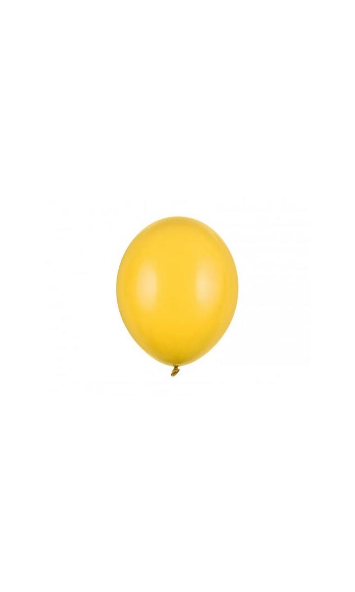 Balony pastelowe żółte strong, 30 cm 10 szt.