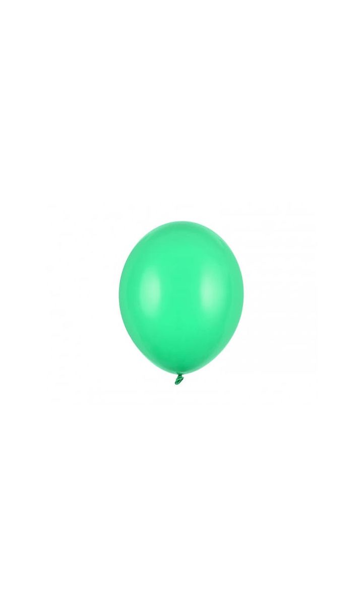 Balony pastelowe zielone strong, 30 cm 10 szt.