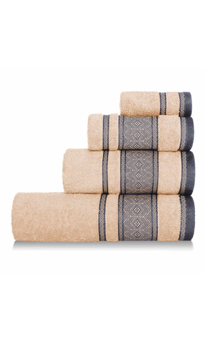 Beżowy Ręcznik 100x150 PANAMA 100% bawełna