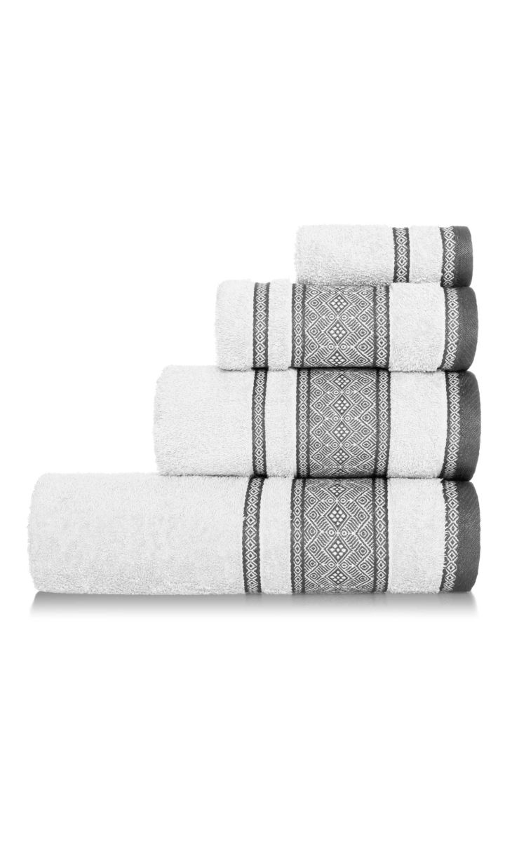 Biały Ręcznik 50x90 PANAMA 100% bawełna