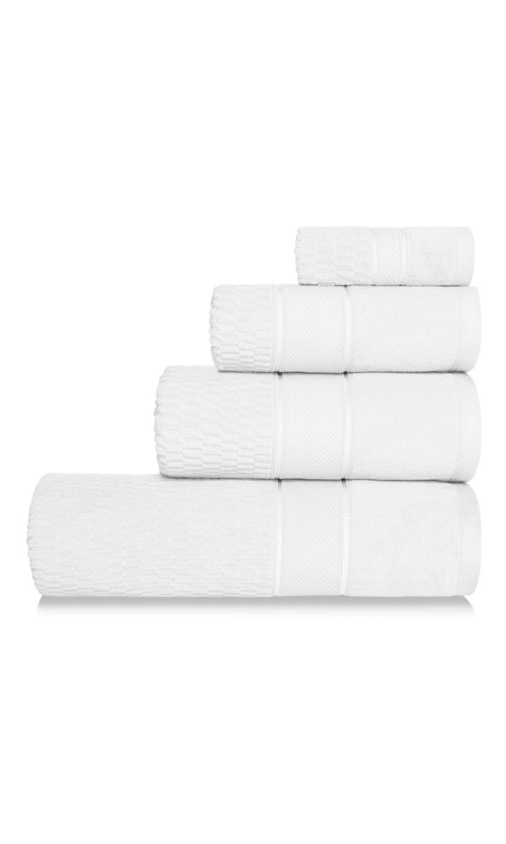 Biały Ręcznik Welurowy 100x150 PERU 100% bawełna