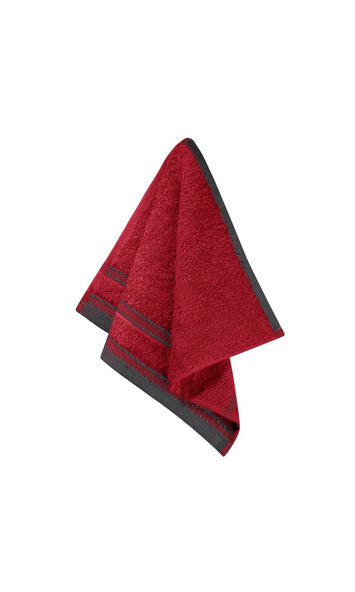 Czerwony Ręcznik 30x30 PANAMA 100% bawełna