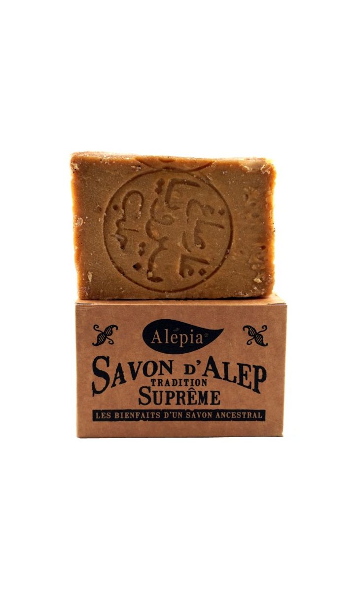Mydło Aleppo Tradition Supreme 1% Szare Opakowanie - 190g - Alepia