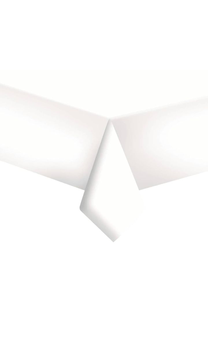 Obrus papierowy biały, 120x180 cm