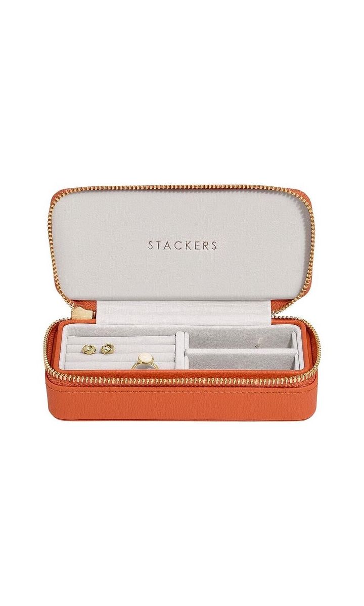 Pudełko podróżne na biżuterię M pomarańczowe Travel Stackers