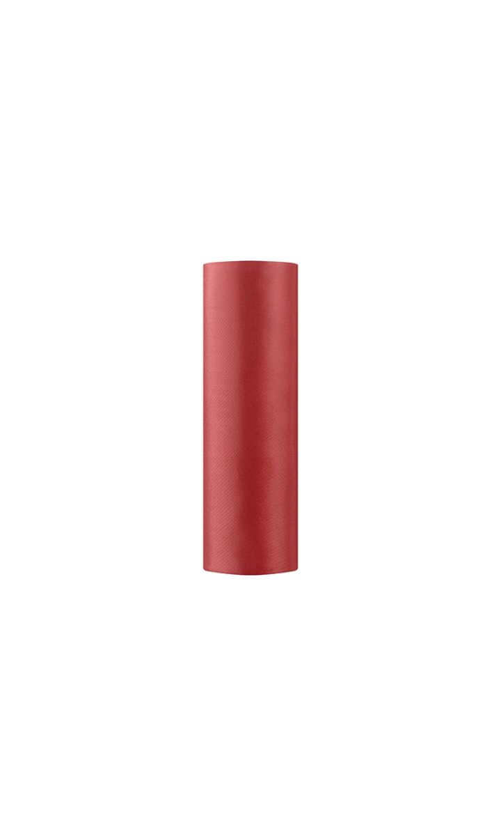 Satyna gładka, czerwony, 0,16 x 9m (1 szt. / 9 mb.)