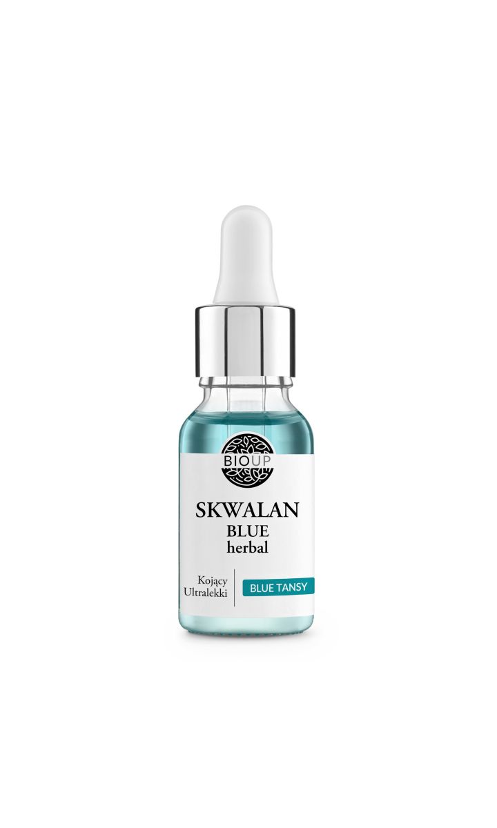 Skwalan BLUE TANSY – niebieskie serum/ lekki olejek przeciwzapalny -15ml - BIOUP