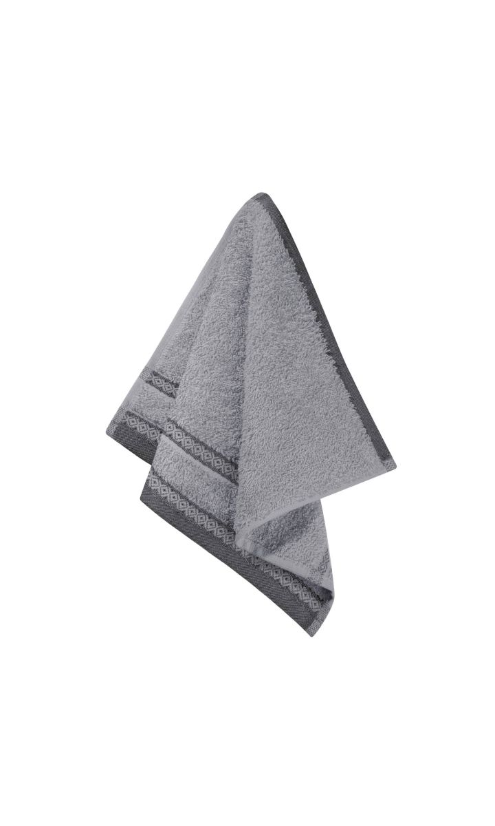 Szary Ręcznik 30x30 PANAMA 100% bawełna