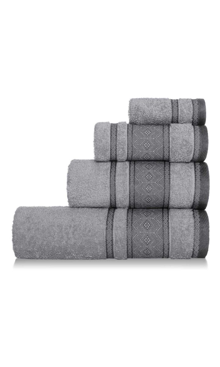 Szary Ręcznik 50x90 PANAMA 100% bawełna