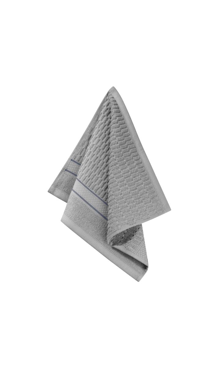 Szary Ręcznik Welurowy 30x30 PERU 100% bawełna