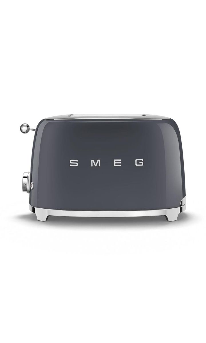 Toster elektryczny na 2 kromki (szary) 50's Style SMEG