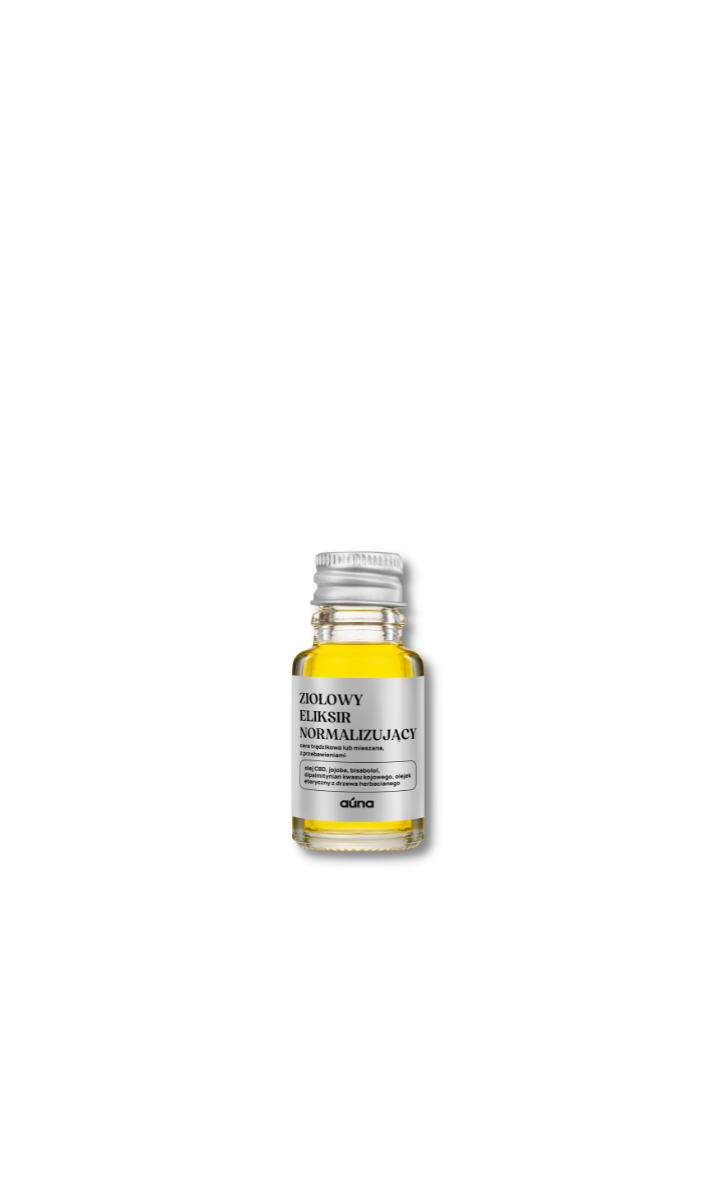ziołowy eliksir NORMALIZUJĄCY z olejkiem CBD Mini - 10 ml - Przetestuj